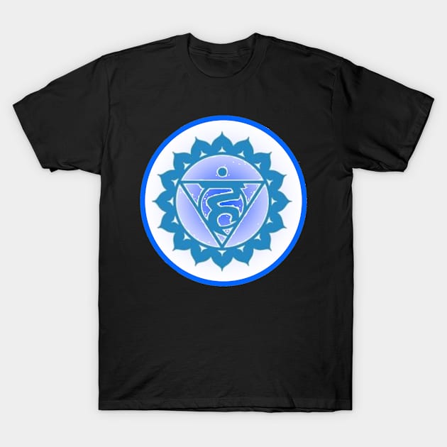 Speak your truth Throat Chakra- Blue T-Shirt by EarthSoul